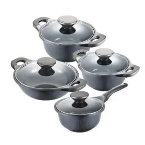 [PN풍년]펄블랙 주물 IH 4종 냄비세트 /인덕션 가능