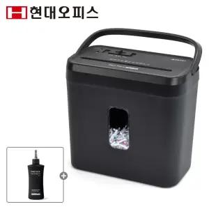[현대오피스] 소형 문서세단기 PK-525X II +오일 가정용 개인용 종이파쇄기 세절기 1회 5매 9L