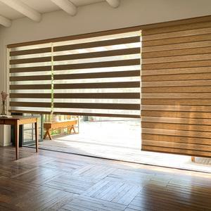 와이드 광폭 콤비블라인드 롤스크린 커튼 거실 창문