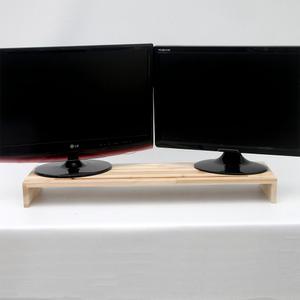 WM116 원목 와이드 듀얼 모니터 받침대 800