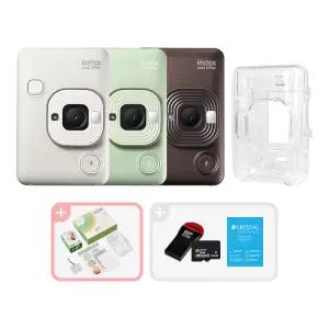 인스탁스 미니 리플레이+투명케이스/SD카드+액정필름+컬러플레이어키트/즉석카메라