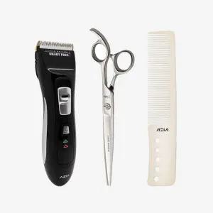 아지아 셀프 이발 3종세트 JP-950C 남자 바리깡 헤어 가정용 클리퍼