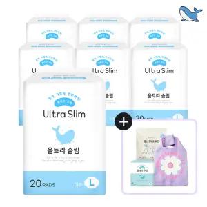 춤추는고래 대용량 생리대 대형 20P X 7팩 /140매