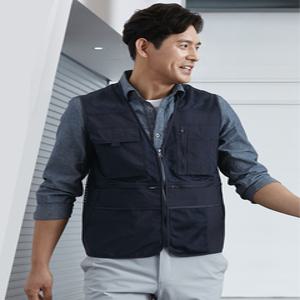 춘추 작업복 조끼 [ 지벤 ZB-V2026 ] 앞, 뒤 메쉬적용, 핸드폰수납등 다양한 포켓완비