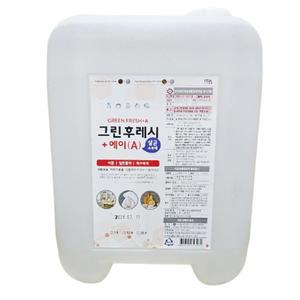 그린후레시 +A 살균소독제 10L 살균제 저알콜 식중독균 대장균 식품기구 천연