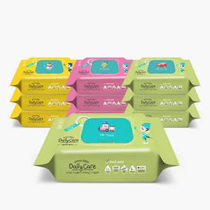 데일리케어 아기물티슈 캡형 100매x10팩