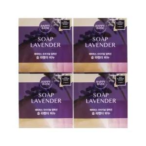 해피바스 비누 라벤더 90g 4개