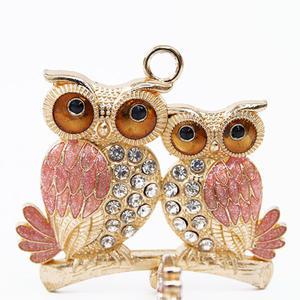 듀오 부엉이 문종 풍경 도어벨 현관종 풍수 인테리어 장식품 집들이