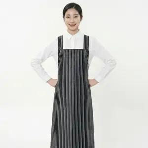 메쉬 줄무늬 H형 방수앞치마 (대) / mesh 망사형 apron / 위생복