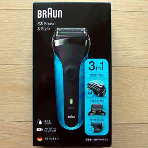 브라운 시리즈3  전기면도기 (충전식) 구렛나루 수염정리트리머