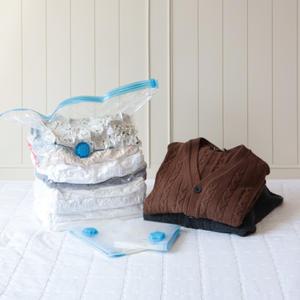 의류 이불 3D 압축팩 롱패딩 옷걸이 밸브형 진공팩