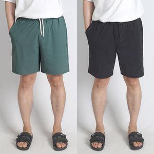 여름 시원한 쿨링 아이스 냉장고반바지 빅사이즈 폴리에스터 구김없는 카키색 노란색 블랙 숏팬츠