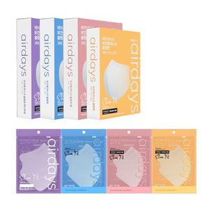 [30매]에어데이즈 KF94 슬림핏 얇은 마스크 운동 헬스 등산