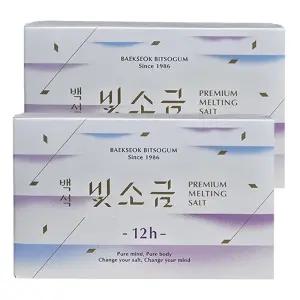 백석빛소금 1000도씨 용융소금 12시간(3gx50포)x2개