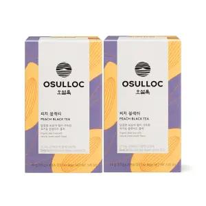 오설록 피치 블랙티 티백 20입, 2개