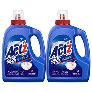 액츠 퍼펙트 액체세제 베이킹 용기, 3L, 2개