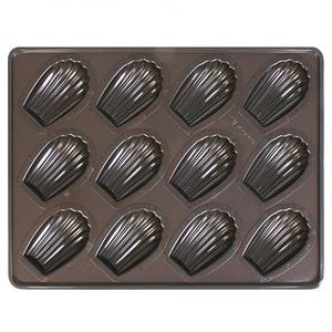 깊은실팝 마들렌부채틀 12구 (프리미엄 실팝코팅) /Depth 2.2cm 마들렌만들기