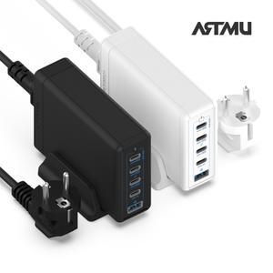 USB PD 228W PPS GaN 접지 멀티 초고속 충전기 GE510