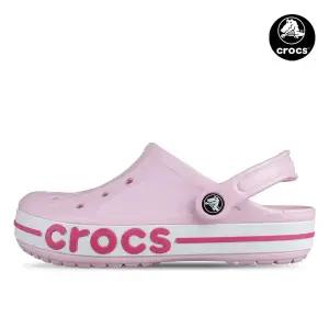 크록스 바야밴드 클로그 남자 여성 슬리퍼 샌들 발레리나 핑크 205089-6TG
