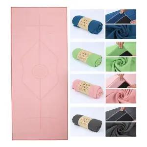 필라테스매트 요가매트 논슬립 매트 타올 필라테스 홈트 가이드