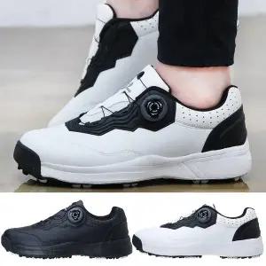 슈즈스마트 남자 골프화 다이얼 스파이크리스 운동화 런닝화 워킹화 스니커즈 신발 FF 615-1