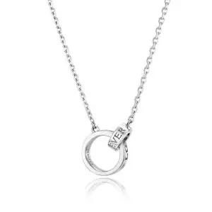 [로이드](센텀시티점) 에버래스팅 인터로킹 링크 화이트 목걸이 LLNS22308SWY