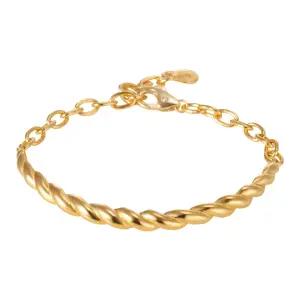 [한국금다이아몬드] 여자 순금 팔찌 체인 뱅글 크루아상 24K 11.25g 18K장식