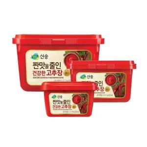 신송 짠맛을 줄인 건강한 고추장 혼합세트1KG+2KG+500G