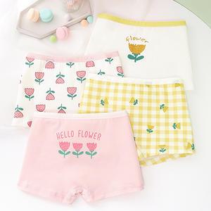 헬로플라워 여아 드로즈 4종세트 / 유아 팬티 아동 주니어 사각