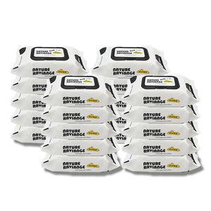 위생대장 하비앙쥬 50g 두툼한 엠보싱 물티슈 고급형 100매X20팩 / 저자극 아기 물티슈 / 대용량  캡형