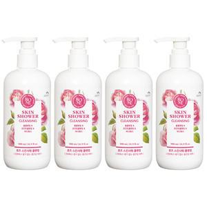 꽃을든남자 스킨샤워 클렌징 500ml 로즈 4개