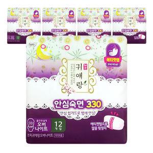 쏘피 바디피트 귀애랑 안심숙면 330 오버나이트 소피 생리대 33cm SOFY 60개입