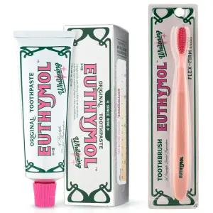 유시몰 화이트닝 치약 120g+칫솔 플렉스펌 핑크