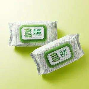 [네이처리퍼블릭] 1+1 수딩 앤 모이스처 알로에베라 클렌징 티슈 (총 160매)