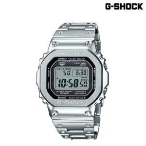 [롯데백화점]지샥 GMW-B5000D-1DR LIC 스퀘어 풀메탈 실버 터프솔라 블루투스 전파시계