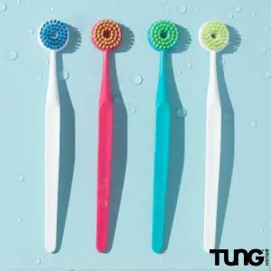 텅브러쉬 혓바닥 백태제거 혀클리너 8개 한세트 색상랜덤 보관캡포함