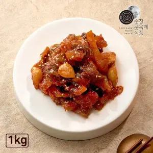 국내산 순창문옥례식품 고추장 모듬 장아찌 1kg 밀폐용기