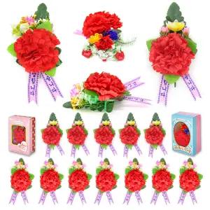 카네이션-(100개/50개) 조화/어버이날/스승의날/옷핀포함/코사지/행사/단체