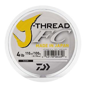 다이와 J-스레드 FC 100m 3.5호 - 4호 카본 라인 쇼크리더 목줄 원줄 낚시줄