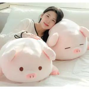 [텐바이텐]네이처타임즈 안고자는 돼지 인형 2종 4size