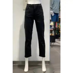 [클라이드앤](김해점)[클라이드 frank stone] 여성 밴딩 테이퍼드 블랙 데님 FNIDP841F