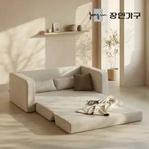 장인가구 제프 아쿠아텍스 2인 3인 소파베드 모음전