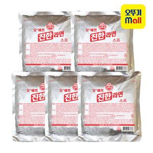 [본사직영] 오뚜기 오쉐프 진한라면스프 285g, 5개