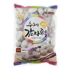 수제감자떡 2kg/바우네-간식  떡집 설날 추석 제사 간편식