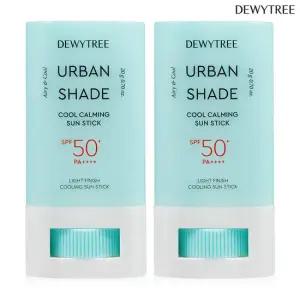 듀이트리 어반쉐이드 쿨 카밍 쿨링 선스틱 대용량 20g 2개 올리브영 1위 선스틱