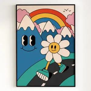 [텐바이텐]퍼니퍼니! 스마일 그림액자 71종 -36 워킹 스마일