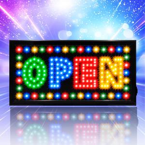 [2줄 OPEN 보드]LED보드나라 영업중 간판 LED 오픈 네온사인 조명 입간판