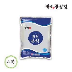 [백제광천김] 주먹밥 볶음밥 김가루 1kgx4봉