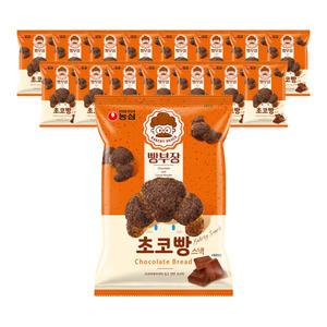농심 빵부장 초코빵, 55g, 16개