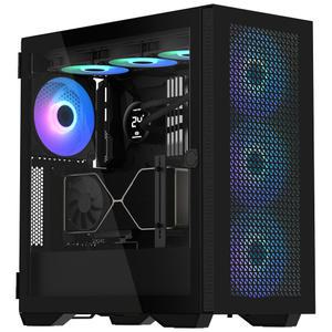 :3RSYS R640 Quiet 컴퓨터 PC 케이스 (블랙)